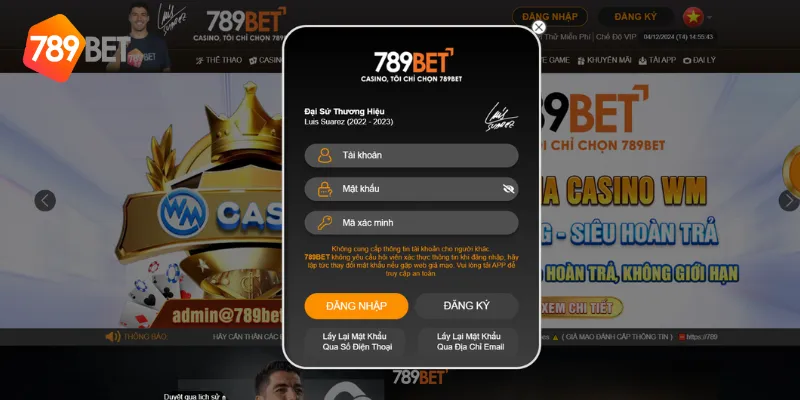 Các bước đăng nhập 789BET