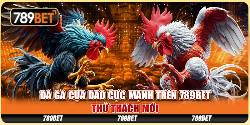 Đá Gà Cựa Dao Cực Mạnh Tại 789BET - Thử Thách Mới